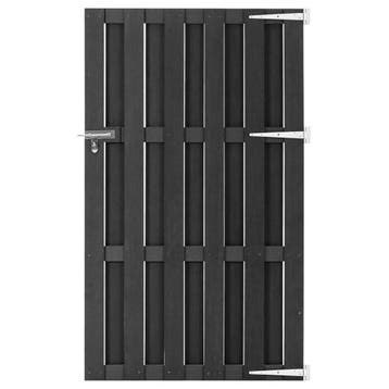 Tuinpoort 100x180cm grijs HKC | Retourdeal 35% Korting, Ophalen of Verzenden, Zo goed als nieuw, Tuinhek, Overige materialen
