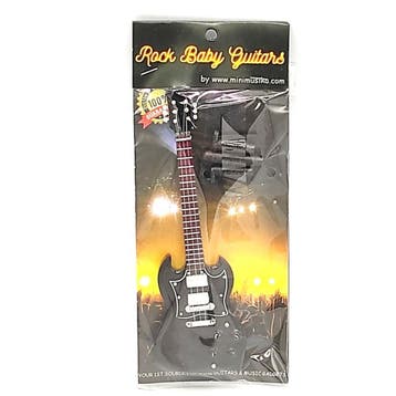 Baby miniatuur replica Gibson SG gitaar -Angus Young - AC/DC, Ophalen of Verzenden, Nieuw, Pop, Beeldje of Miniatuur