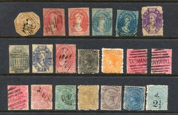 Tasmanië 1857/1900 - TASMANIA Australische Staten QV, Gestempeld