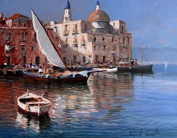 Pasquale Vuotto (1958) - Barche a Pozzuoli