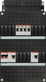 ABB groepenkast 1-fase, 4 groepen, 2 Aardlekschakelaars, Doe-het-zelf en Verbouw, Elektra en Kabels, Nieuw