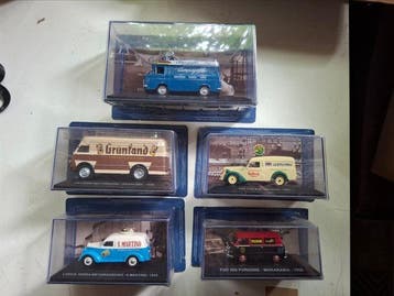 Eaglemoss 1:43 - Model bestelwagen (5) - 5 diverse, Nieuw