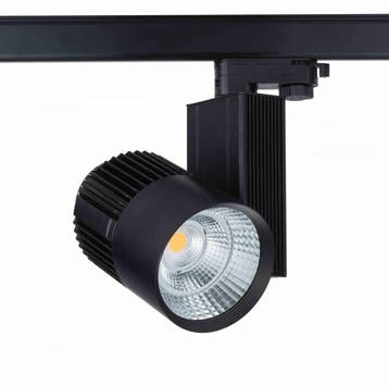 3-FASE RAILSPOT 50W CRI>95 ZWART, Nieuw