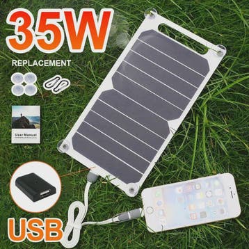 35W Sunpower Draagbaar Zonnepaneel met USB - Ideaal voor Pow, Verzenden, Nieuw