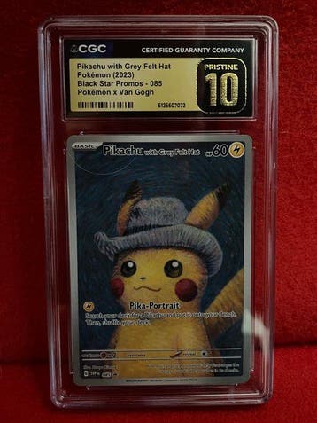 Pokémon - 1 Graded card - Pikachu with Grey Felt Hat 085, Nieuw