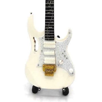 Miniatuur Ibanez Jem-Evo gitaar met gratis standaard, Verzamelen, Ophalen of Verzenden, Nieuw, Pop, Beeldje of Miniatuur