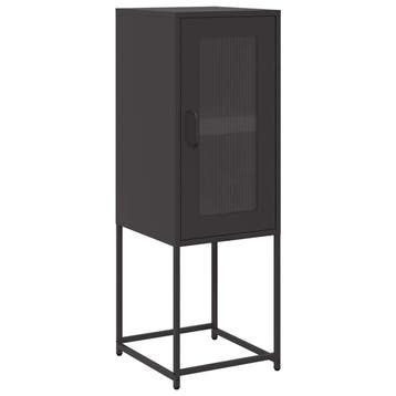 Metalen Sidetable Zwart | 53% Korting | Tweedekansje, Met plank(en), Minder dan 50 cm, Gebruikt, Ophalen of Verzenden