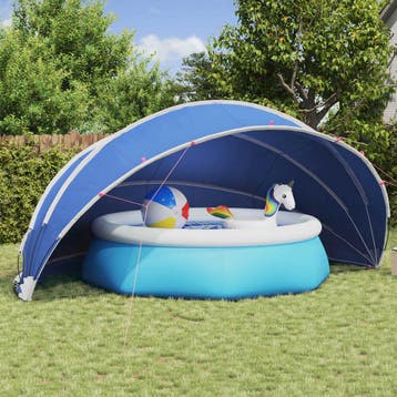 vidaXL Pooldome 546 x 516 x 250 cm 185T polyester met, Tuin en Terras, Verzenden, Nieuw