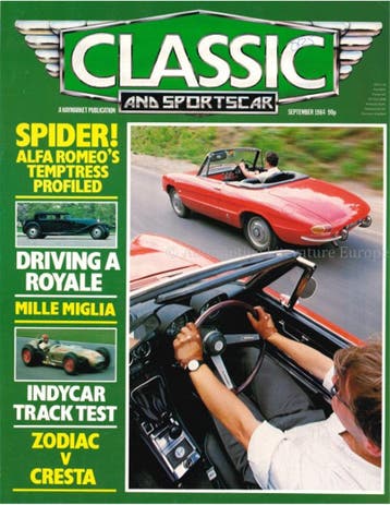 1984 CLASSIC AND SPORTSCAR MAGAZINE (09) SEPTEMBER ENGELS, Nieuw, Author