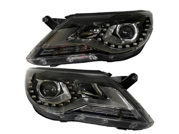 LED Koplampen Set Geschikt Voor Tiguan 2007-2011, Auto-onderdelen, Verlichting, Ophalen of Verzenden, Nieuw, Universele onderdelen