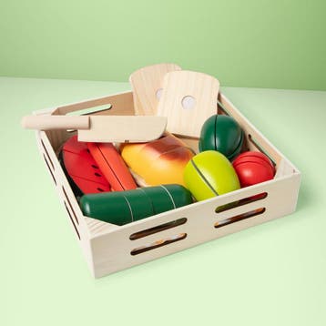 Melissa &amp; Doug - Houten snijspeelgoed - Relatistische, Ophalen of Verzenden, Nieuw