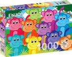 Rainbow Monkeys Puzzel (1000 stukjes) | Enjoy Puzzle -, Verzenden, Nieuw