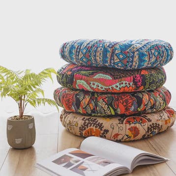 Rond Dik Vloerkussen - Tatami Meditatie Zitkussen, Wasbaar &, Cd's en Dvd's, Verzenden, Nieuw in verpakking