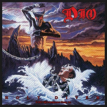 Dio Holy Diver patch officiële merchandise, Ophalen of Verzenden, Nieuw, Kleding