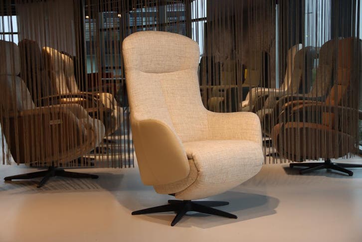 Sta op stoel De Toekomst  Twice Pro 305N Ploegstof / Leer., Huis en Inrichting, Fauteuils, Nieuw, Leer, Stof, Ophalen of Verzenden