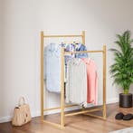 [en.casa] Kledingrek Mariehamn grenen 122/100x80x50 cm houtk, Verzenden, Nieuw