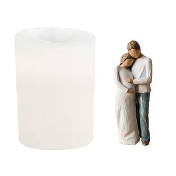Man met Zwangere Vrouw Mal Zeep Kaarsen Maken, Verzenden, Nieuw