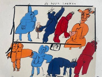 Herman Brood (1946-2001) - de baan zoeken, Antiek en Kunst