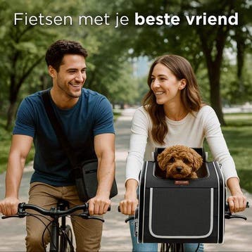 2dekans | Trevopet® Hondenfietsmand - 4-in-1 Fietsmand Hond,, Ophalen of Verzenden, Zo goed als nieuw, TrevoPet