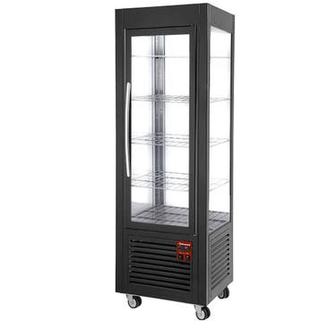 Diamond Gebaksvitrine | 360L | Zwart | +2°c/+10°c | 5 Platea, Ophalen of Verzenden, Nieuw