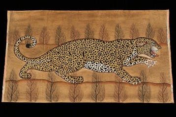 Unknown artist - Large Leopard Decorative Canvas –
