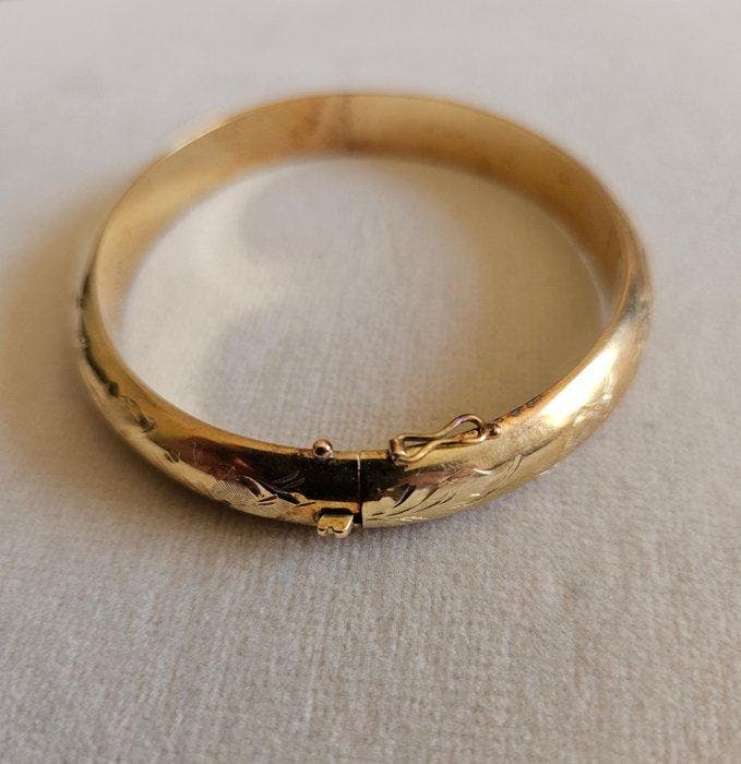 Armband - 14 karaat Geel goud, Sieraden, Tassen en Uiterlijk, Antieke sieraden