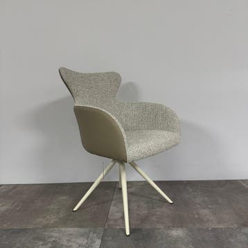 bert plantagie Set Van 4 Eetkamerstoelen Nio - Ongebruikt, Ophalen of Verzenden, Zo goed als nieuw, Grijs, Vier