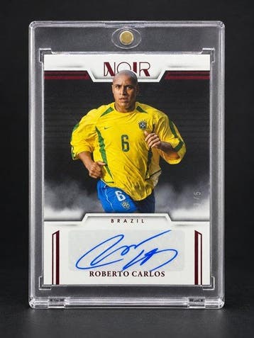 2025/26 Panini Noir Roberto Carlos No. NC-RC Gesigneerde, Nieuw