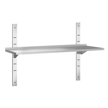 GGM Gastro | RVS wandplank PREMIUM - 1400x400mm | WBK144 |, Verzenden, Nieuw in verpakking, RVS Meubilair