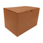 Autolock verzenddoos 360x230x229 mm enkelgolf karton bruin, Ophalen of Verzenden
