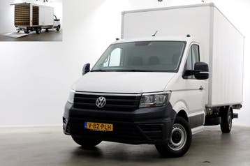 Volkswagen Crafter 35 2.0 TDI 140pk Bakwagen met laadklep en, Gebruikt, Euro 6, Volkswagen, Wit