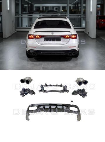 E53 AMG Look Diffuser voor Mercedes Benz E Klasse W214 S214, Ophalen of Verzenden