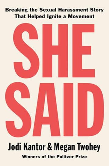 She said: breaking the sexual harassment story that helped, Zo goed als nieuw, Jodi kantor