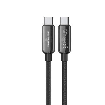 DrPhone WDC2 USB C naar USB C – Nylon Gevlochten Oplaadkabel, Verzenden, Nieuw