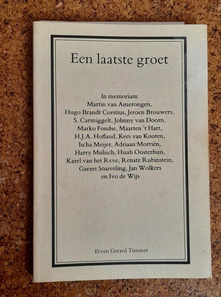 Een laatste groet - Maarten t Hart 9789051420029, Boeken, Literatuur, Gelezen, Verzenden