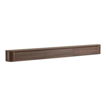 Dulce Japandi Tv-meubel 240 x 32 x 28 cm - Walnoot, Ophalen of Verzenden, Nieuw