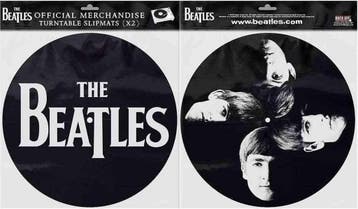 The Beatles - Drop T Logo & Faces - Platenspeler Slipmat, Ophalen of Verzenden, Nieuw, Gebruiksvoorwerp