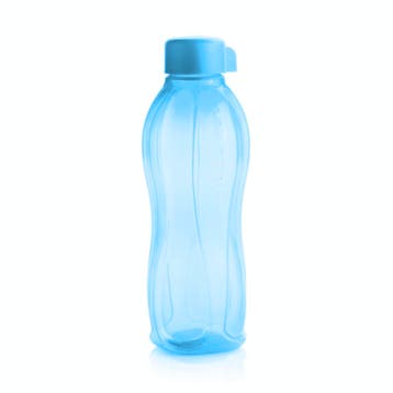 Tupperware Ecofles Drinkfles flesje fles 1 l Blauw, Ophalen of Verzenden, Nieuw, Blauw
