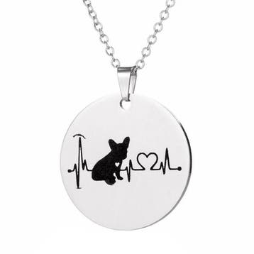 Fako Bijoux - Ketting Met Hanger - Stainless Steel - RVS -, Verzenden, Nieuw