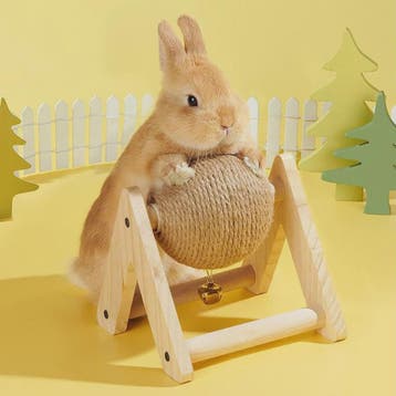 Interactieve Sisal Hemp Krab- en Speelbal voor Konijnen, Verzenden, Nieuw