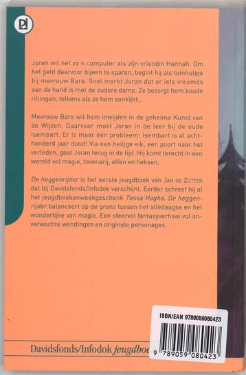 De heggenrijder / Davidsfonds/Infodok-jeugd 9789059080423, Verzenden, Zo goed als nieuw, J. De Zutter