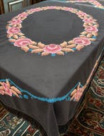 Plaid - 170 cm - 150 cm - handwerk, borduren