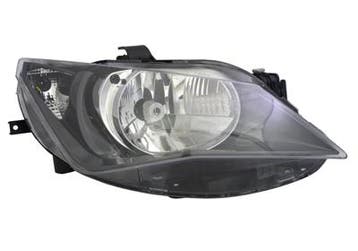 Seat Ibiza 2012-2015 Zwart Koplamp Rechts (Koplampen), Verzenden, Nieuw