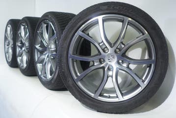 Porsche Cayenne E3 21 inch velgen Pirelli Winterbanden Origi, Gebruikt, Velg(en), 21 inch, Winterbanden