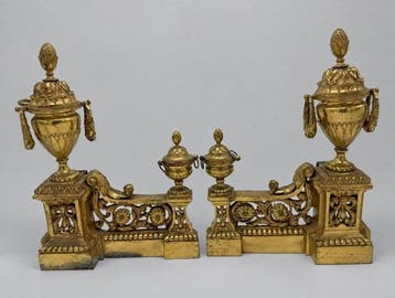 Decoratief ornament (2) - Frankrijk - Andirons