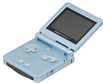 Nintendo Game Boy Advance SP Pearl Blue (Nette Staat), Spelcomputers en Games, Spelcomputers | Nintendo Game Boy, Ophalen of Verzenden