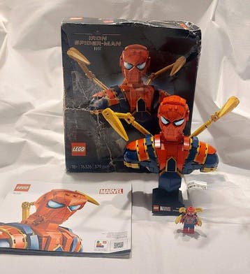 Lego Set - 76326 - Marvel - Busto Iron Spider-Man, Nieuw