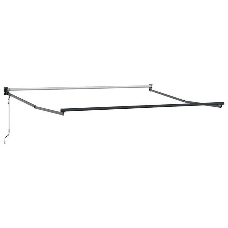 Luifel 3x2.5m antraciet metaal | retourdeal 57% korting, Tuin en Terras, Zonneschermen, 250 cm tot 450 cm, Elektrisch, Nieuw, Overige typen