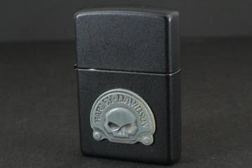 Zippo - 3D Harley-Davidson Skull Emblem - Zakaansteker -, Nieuw