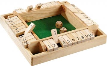Shut the Box - 4 persoons | Engelhart - Dobbelspellen, Verzenden, Nieuw